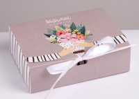 Коробка подарочная (16,5*12,5*5см), Любимой маме, 1 шт.