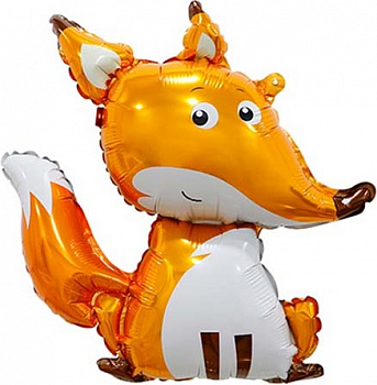 Шар (33''/84 см) Фигура, Лисенок, 1 шт. Шар (33''/84 см) Фигура, Лисенок, 1 шт.