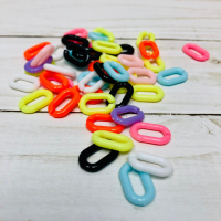 Звено пластиковое (0,9*1,4см), Ассорти, 50 шт.