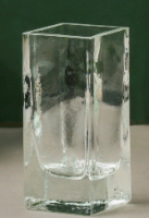 Ваза (5,5*12см), Олень, Прозрачная, 1 шт.