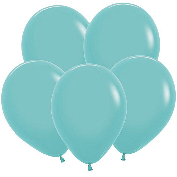 Шар (12''/30см) Аквамарин (037), Пастель, 10 шт.