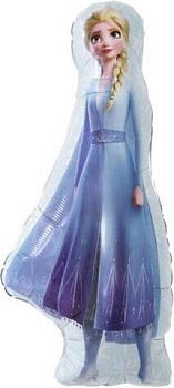 Шар (17''/43см) Мини-фигура, Холодное сердце, Эльза, 1 шт.