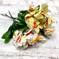 Букет нарциссов (25см), 14 цветочков, микс, 1 шт.