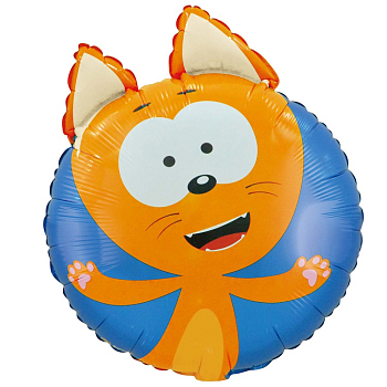 Шар (26"/66см) Фигура, Котэ выглядывающий, 1 шт.