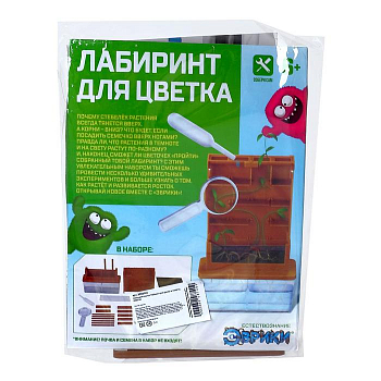 Набор для опытов "Лабиринт для цветка", 1 шт.