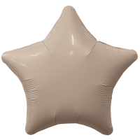 Шар (30"/75см) Звезда, Мистик латте, 1 шт.