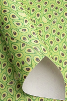 Кожзам с блестками (А4), Авокадо, 1 шт.