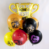 Шар (12''/30 см) Лайк Тайм, Будь в тренде, #LikeTime, Ассорти, кристалл, 2 ст, 50 шт.