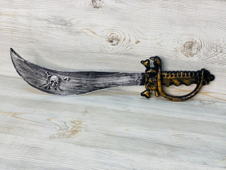 Сабля пиратская (45см), пластиковая, 1 шт.