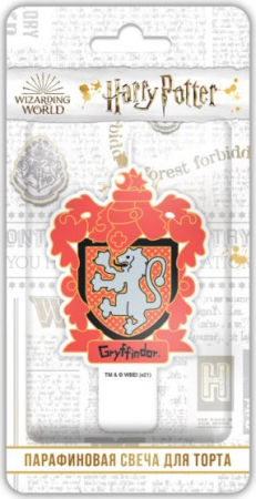 Свеча Фигура, Гарри Поттер, Герб Гриффиндор, 7 см, 1 шт.
