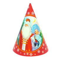 Колпачок, Дед Мороз и Снегурочка, 6 шт.