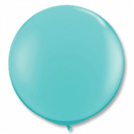 Шар (36''/91см) Карибский голубой, Пастель, 1 шт.