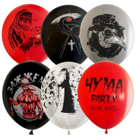 6075095 Шар (12"/30см) Чума Party, ассорти, пастель, 25 шт.