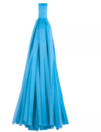 Гирлянда "Тассел", Голубая, набор 10 листов.