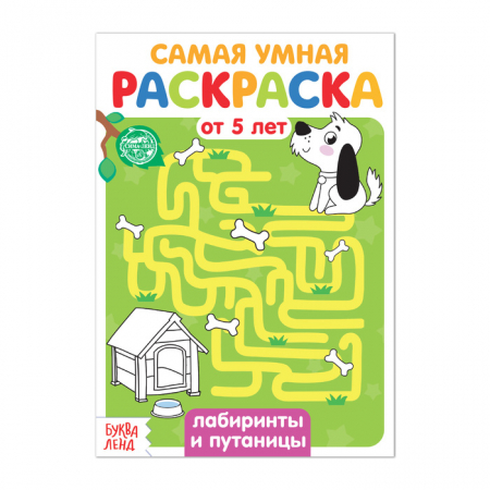 Раскраска "Лабиринты и путаницы", 12 стр, 1 шт.