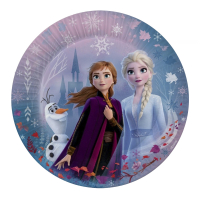 Тарелки бумажные (7''/18см), Холодное сердце 2, Принцессы, 6 шт.