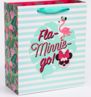 Пакет подарочный (23*27*11,5см), Fla-Minnie-go, Минни Маус, 1 шт.