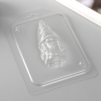 Пластиковая форма (8*3,6см), Гном девочка, 1 шт.