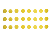 Гирлянда н/нитке (220см), Круги золотой блеск, 1 шт.