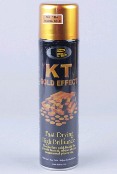 Спрей Краска (380мл) Bosny, Золотая Ветвь, металлик, 1 шт.