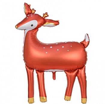 Шар (42"/105см) Фигура, Олень, 1 шт. Шар (42"/105см) Фигура, Олень, 1 шт.