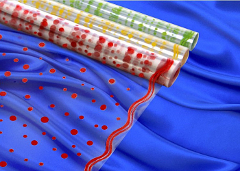 Пленка (600мм), Горох, оранжевый, 400 гр, 1 шт.