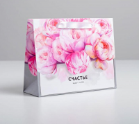 Пакет подарочный (22*17,5*8см), Счастье ждет тебя, 1 шт.