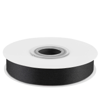 Лента атласная (1,2см*22,85м) Черный, 1 шт.