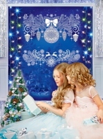 Оформительская наклейка (А4), Новогодняя фантазия, 1 шт.