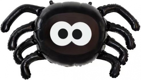 Шар (45''/114см) Фигура, Паук, Черный, 1 шт.