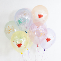 Шар (12''/30см) Весь мир в твоих руках, Хрустальное ассорти, кристалл, 1 ст, 25 шт.