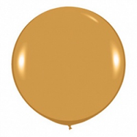 Шар (36''/91 см) Золото (570), металлик, 1шт. (уценка, смотреть описание)