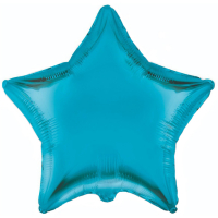 Шар (18"/46см) Звезда, Капри, Сатин, 1 шт.
