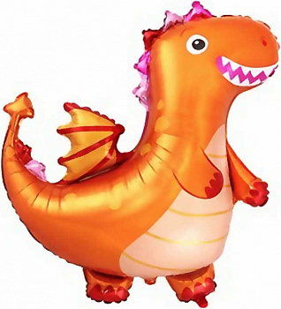 Шар (36''/91 см) Фигура, Дракон, Оранжевый, 1 шт. Шар (36''/91 см) Фигура, Дракон, Оранжевый, 1 шт.