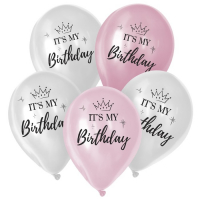 Шар (12"/30см) It`s my birthday, Ассорти, 25 шт.