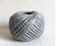 Шпагат джутовый (2мм*50м), серый, 1 шт.