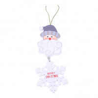 Ёлочное украшение, Санта Клаус, 18см (дерево), 1 шт.