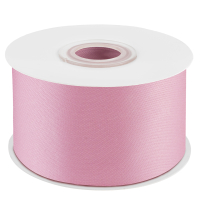 Лента атласная (3,8см*22,85м) Розовый, 1 шт.