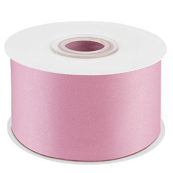 Лента атласная (3,8см*22,85м) Розовый, 1 шт.