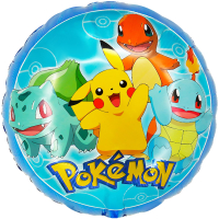 Шар (18''/46см) Круг, Монстрики Аниме, 1 шт. 