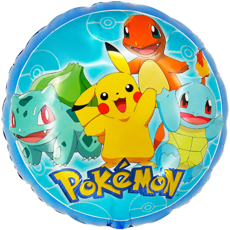 Шар (18''/46см) Круг, Монстрики Аниме, 1 шт. 