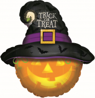 700 Шар (24''/61см) Фигура, Волшебная тыква на Хэллоуин, 1 шт.