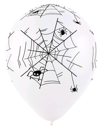 Шар (12''/30 см) Гламурный Хэллоуин, Ассорти Пастель, 100 шт.