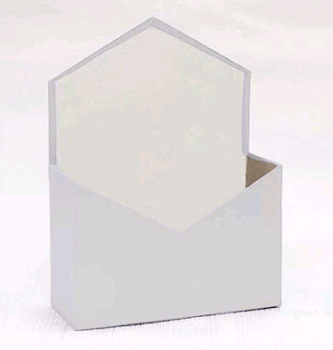 Конверт-коробка (18*24*7см), Белый, 1 шт.