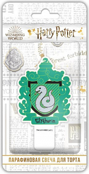 Свеча Фигура, Гарри Поттер, Герб Слизерин, 7 см, 1 шт.