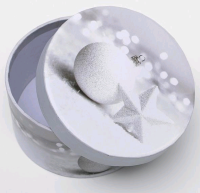 Коробка подарочная (10,8х5,2см), Серебристое волшебство, Микс, 1 шт.