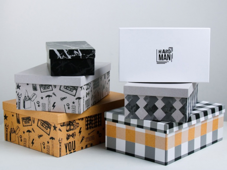 Коробка прямоугольная (32х22х11,5см), Для мужчин, 1 шт.