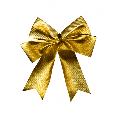 Бант декоративный (14*16см), Золото, 1 шт. 