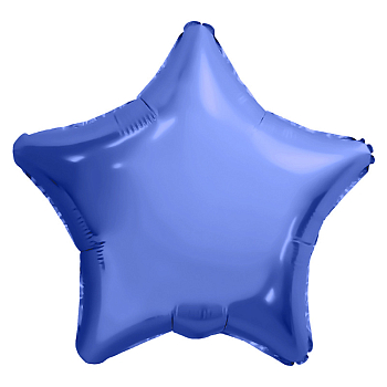 Шар (19"/48см) Звезда, Деним, 1 шт.