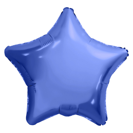Шар (19"/48см) Звезда, Деним, 1 шт.